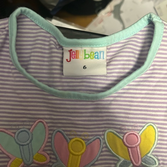 Jellybean Striped Butterfly dress - Picture 3 of 3